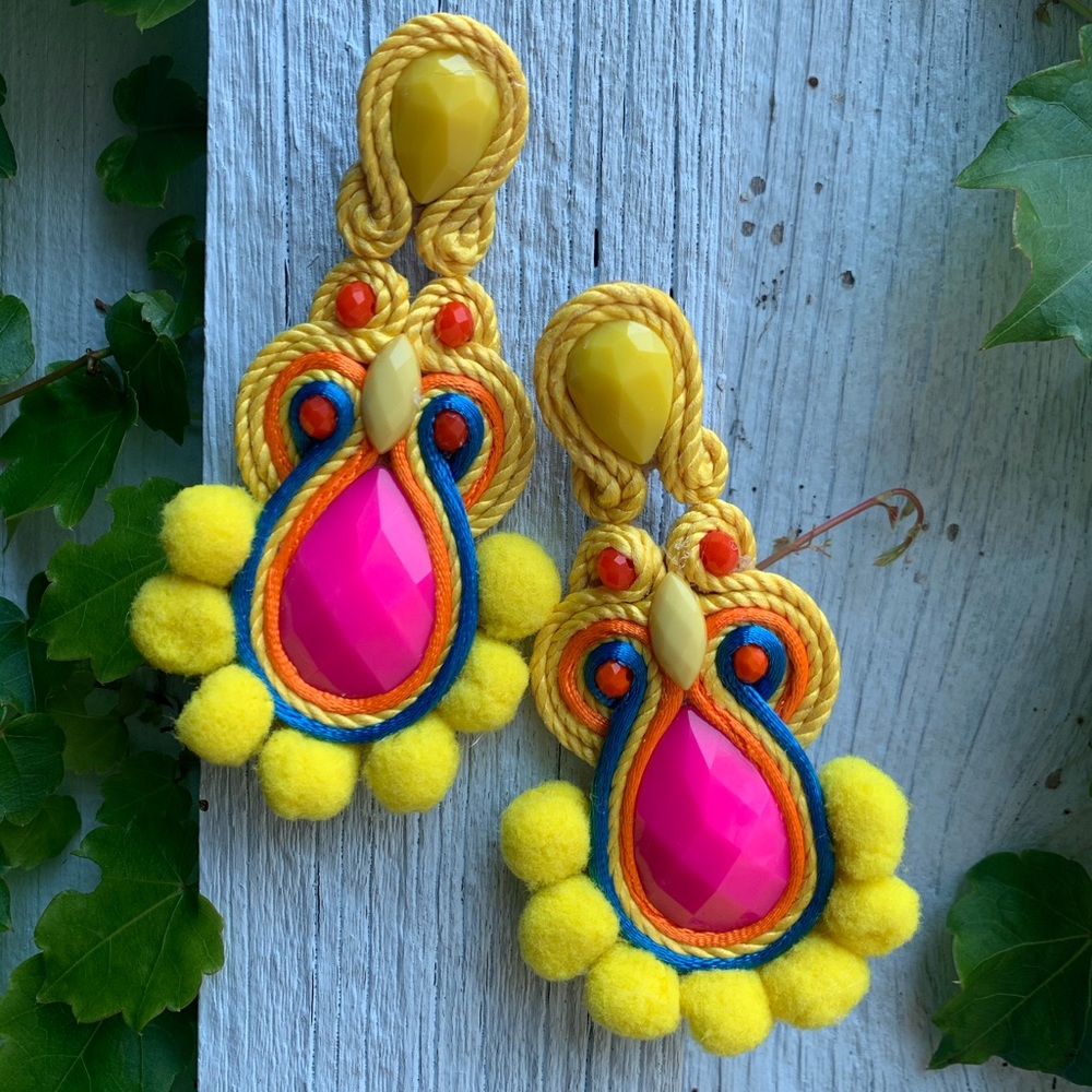 Hand Made Colorful Beautiful Earings